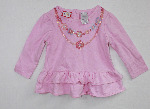 3/4 Sleeve Ruffle Top|Size: 12 Months