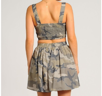 Camouflage Crop Top 