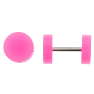 8mm Pink Fake Plugs