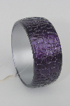 Purple Crack Finishing Acrylic Bangle