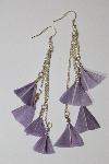 Light Purple Drop Earrings