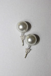 7mm white pearl studs