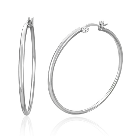 38mm round shaped hoops