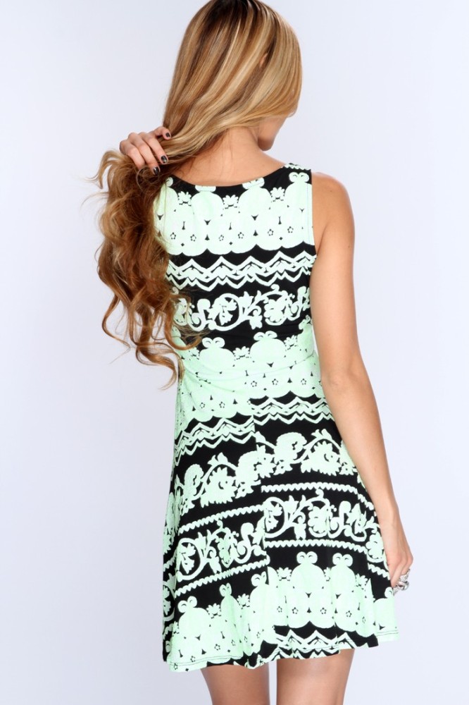 B036 - Printed Summer Dress