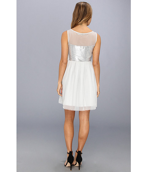 Sequins Chiffon Dress Size: L
