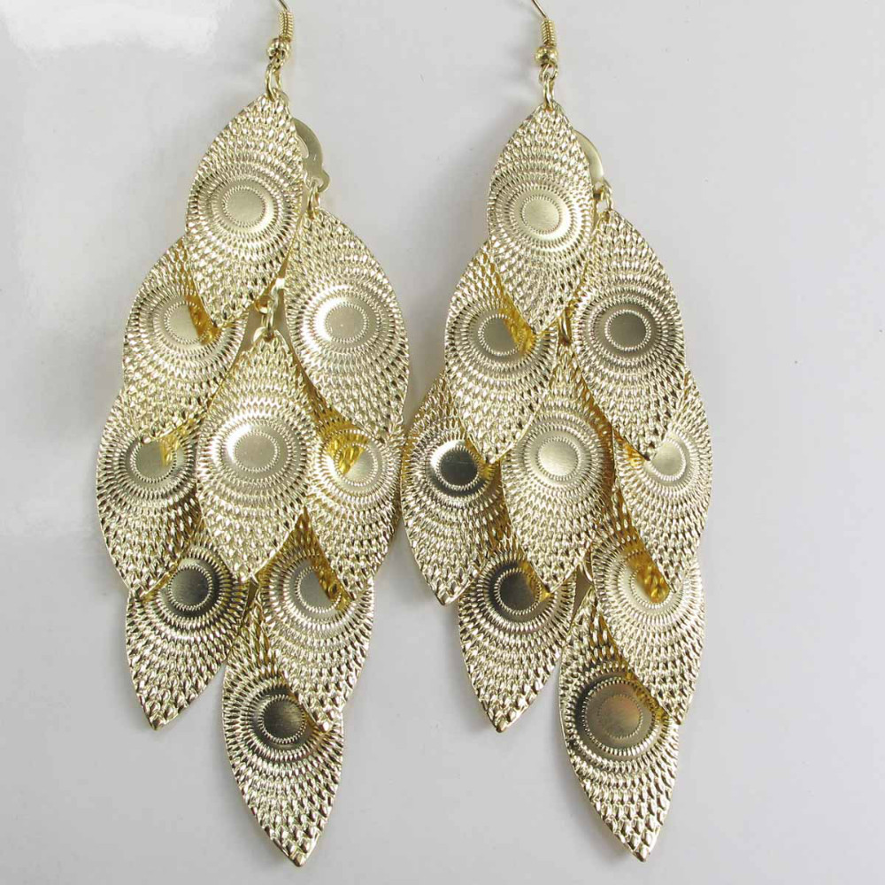 Gold Drop Earrings 