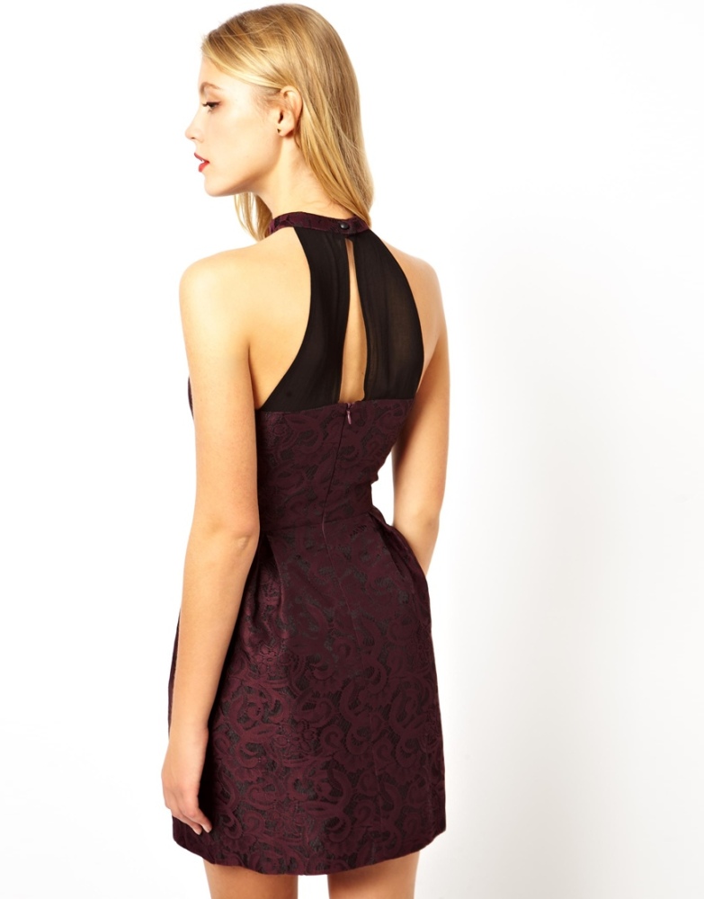 C143 Lace Organza Dress Size: L