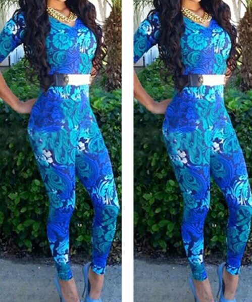 Printed Jumpsuit Size: M