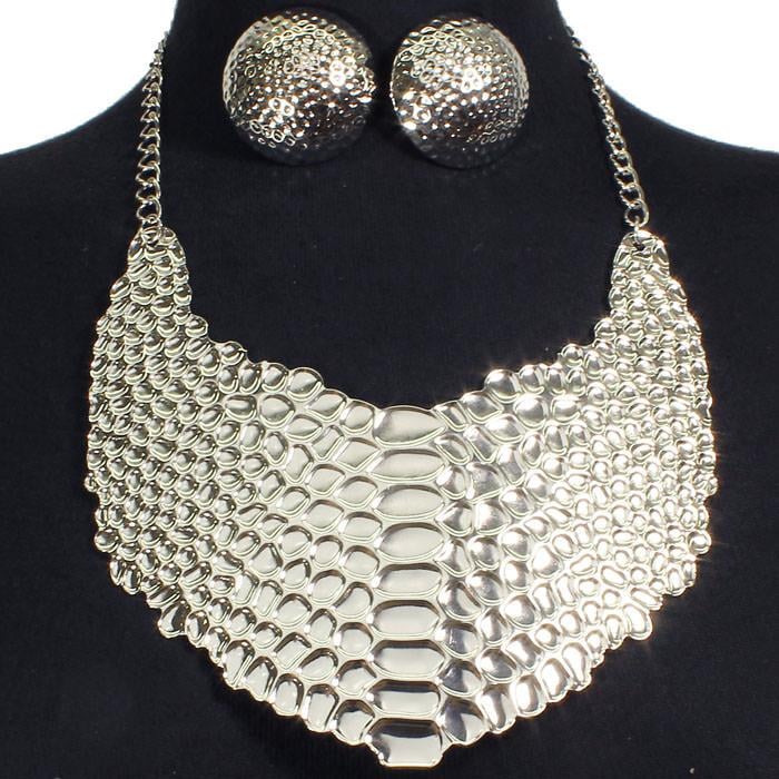 Silver Chunky Necklace