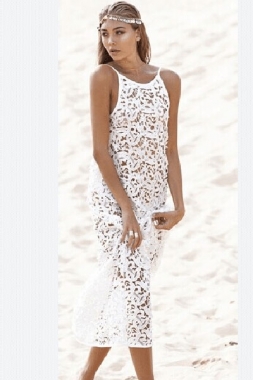 Sleeveless Beach Dress - One Size