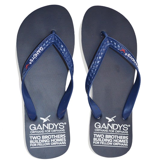Gandys Flip Flop - Navy - Mens