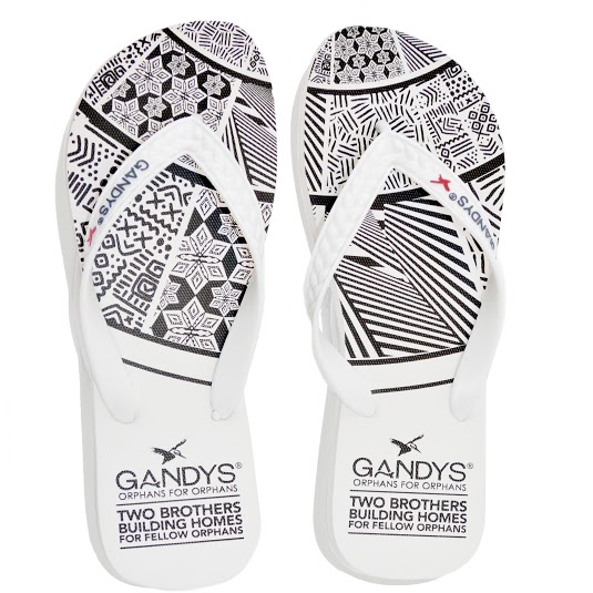 Gandys Flip Flops - Tribal Inspired Print