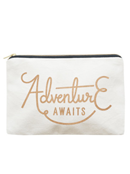 Small Travel Pouch - Adventure Awaits