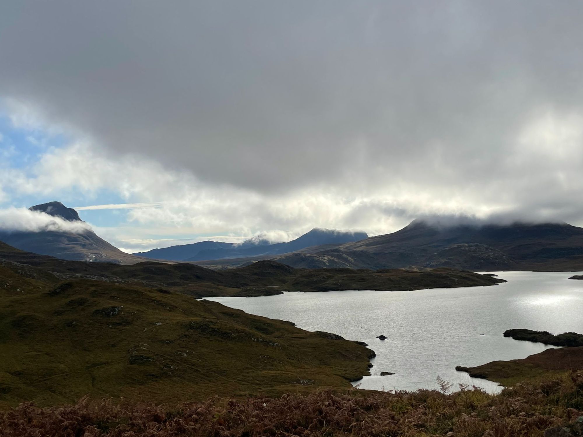 Cul Beag and Stac Pollaidh from north side of Sionascaig