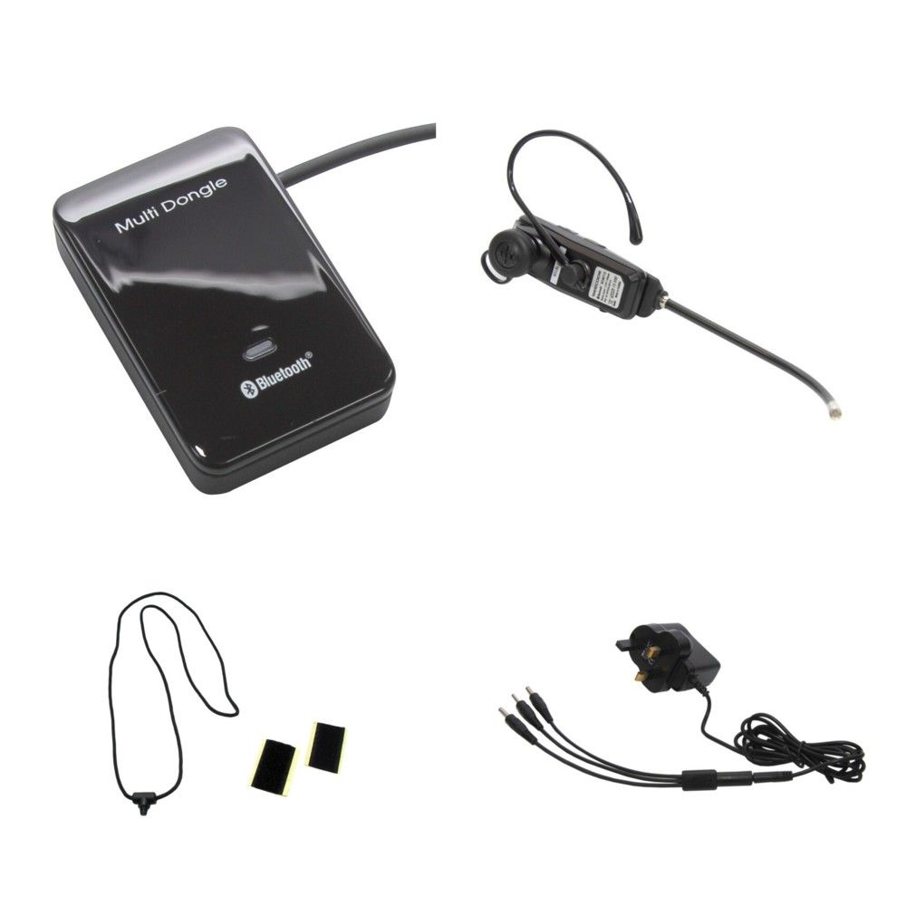 DELUXE 2-PIECE BLUETOOTH HEADSET KIT FOR HYTERA / KENWOOD