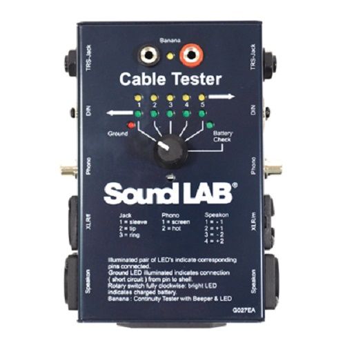Soundlab CT02 Cable Tester with LED Indicators