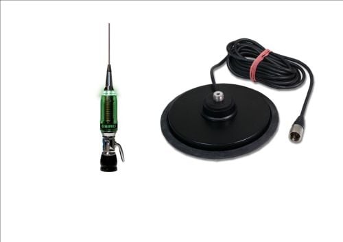 SIRIO PERFORMER 5000 PL MOBILE CB ANTENNA (WITH LED) + BM-145PL MAGMOUNT