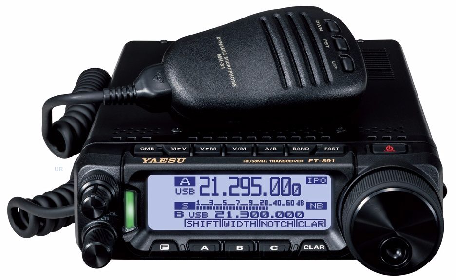 FT-891 HF/6M 100W Compact Multimode Mobile/Base Station Radio