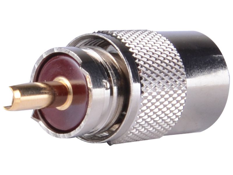 PL259 SUPERIOR QUALITY 50 OHM MALE UHF PLUG WITH GOLD PLATED CENTRE PIN 9MM
