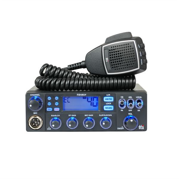 TTI TCB-881N MOBILE CB RADIO (MULTI-STANDARD) 12-24V