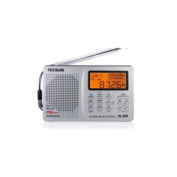 TECSUN PL-606 WORLD BAND RADIO  ETM ATS DSP RECEIVER FM/LW/AM/SW