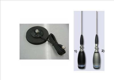 SIRIO MEGAWATT 3000-PL MOBILE ANTENNA WITH SIRIO MAG-MOUNT