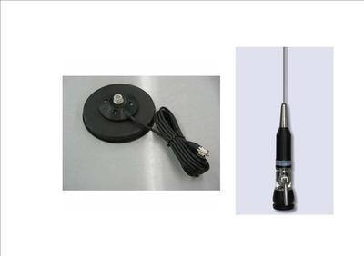 SIRIO PERFORMER P-1000-PL MOBILE CB ANTENNA WITH SIRIO MAG-MOUNT