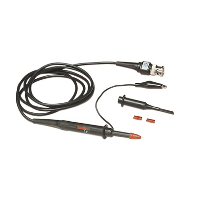 Black 1.5 m DC 60 MHz Oscilloscope Probe with Hook Clip and Cable Ident