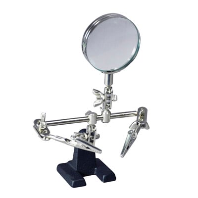 Helping Hands with 60 mm Magnifier Lens and 2 Articulated Arms