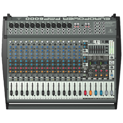 Behringer PMP6000 Europower Flatbed Mixer Amplifier
