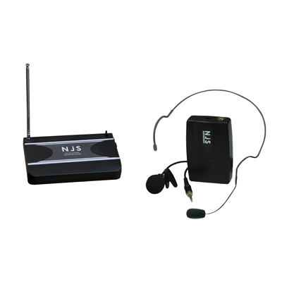New Jersey Sound Corp 175.0 MHz VHF Head Band Radio Microphone System