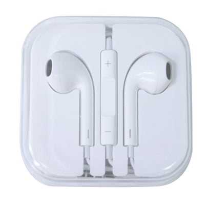 In-Ear Stereo Earphones with Microphone and Volume Control