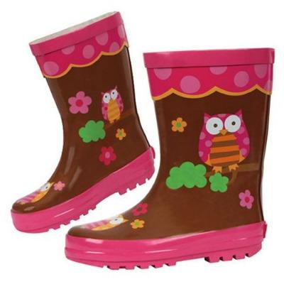 Rain Boots Owl