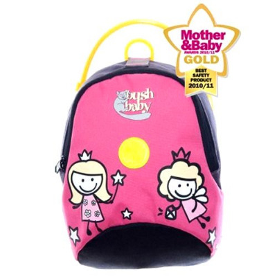 Backpack with Reins, Fairy Pink