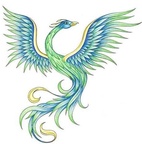 The Blue Green Phoenix