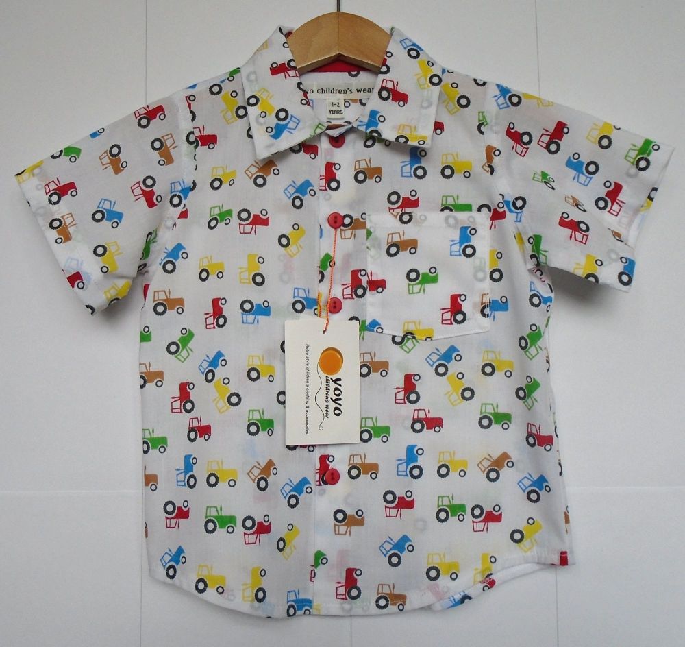 Multi Coloured Tractors Shirt from: £31.00