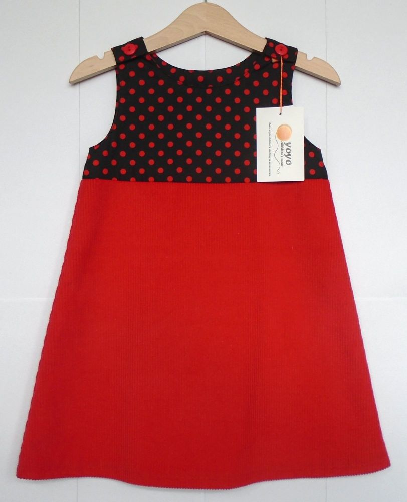 Polka Dot Red Dress 