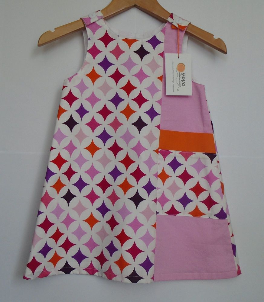 Harlequin Pattern Dress