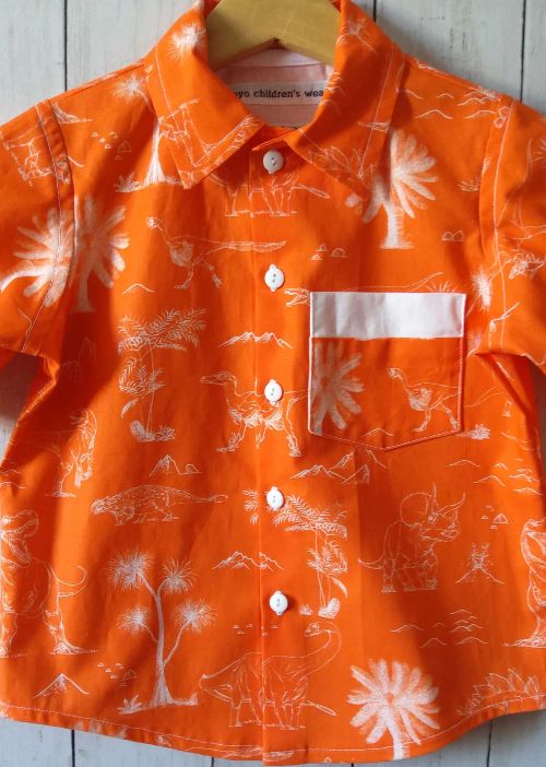 Orange Dino Shirt