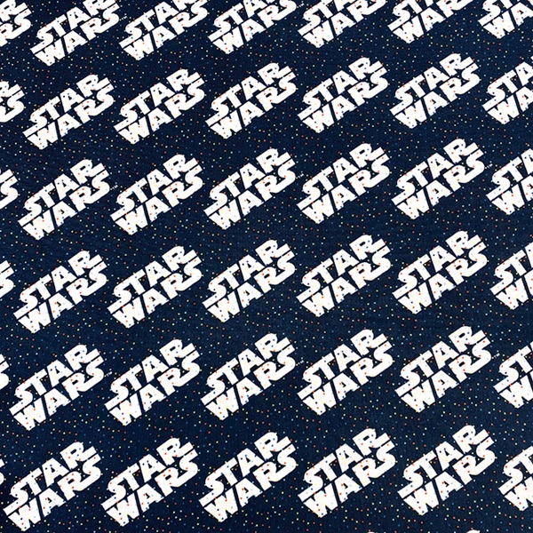 Star Wars - Dark Blue Logo - per half metre