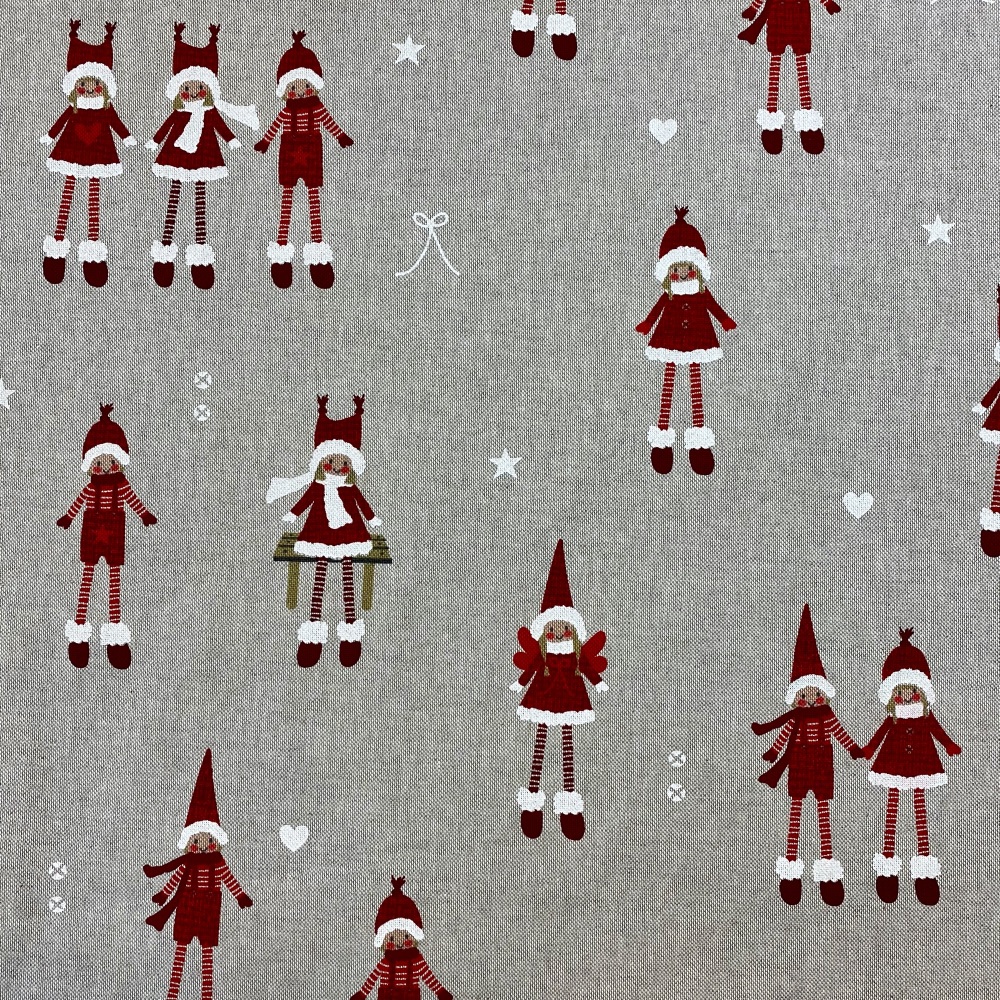 Christmas dolls - Sold by the half metre