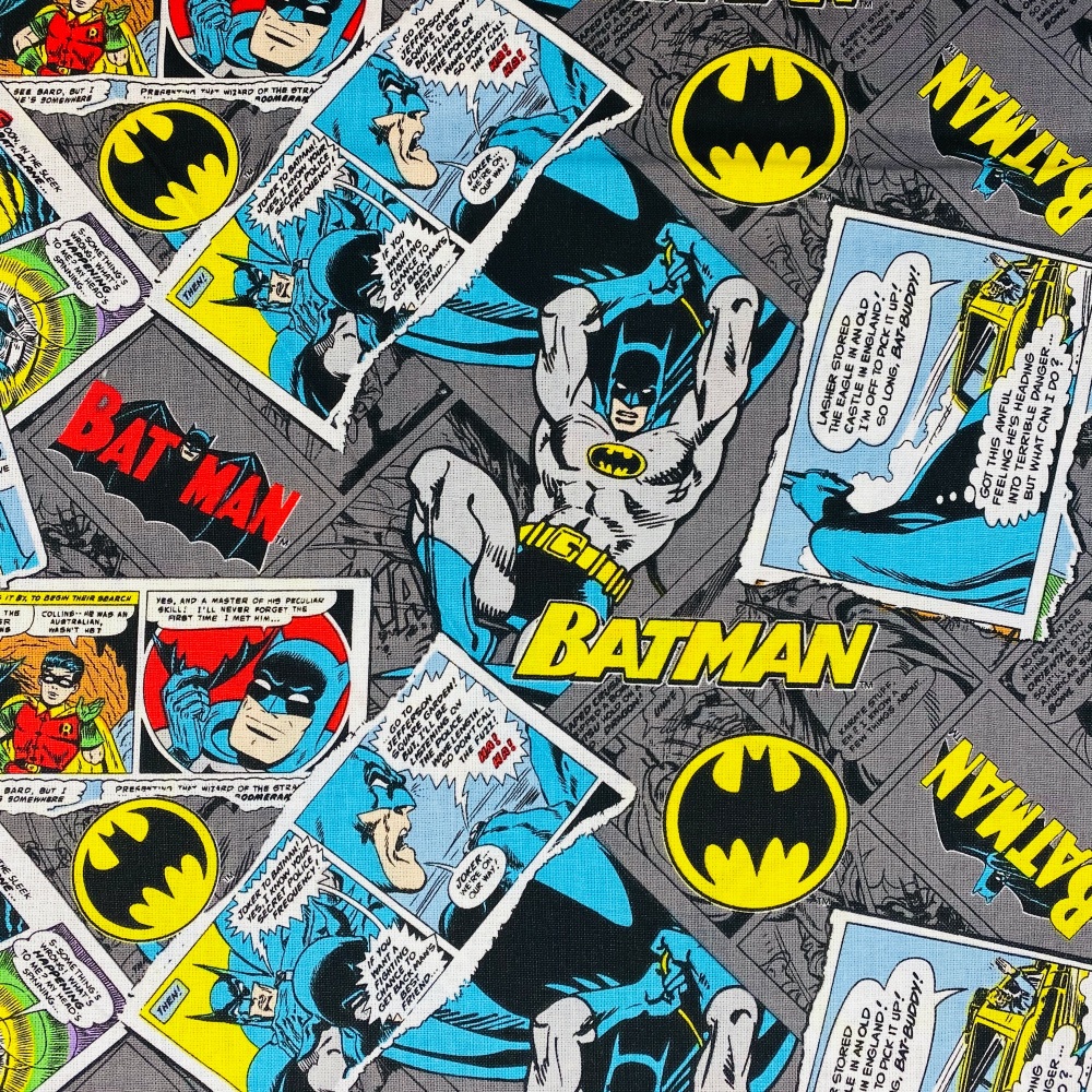Batman Comic Grey