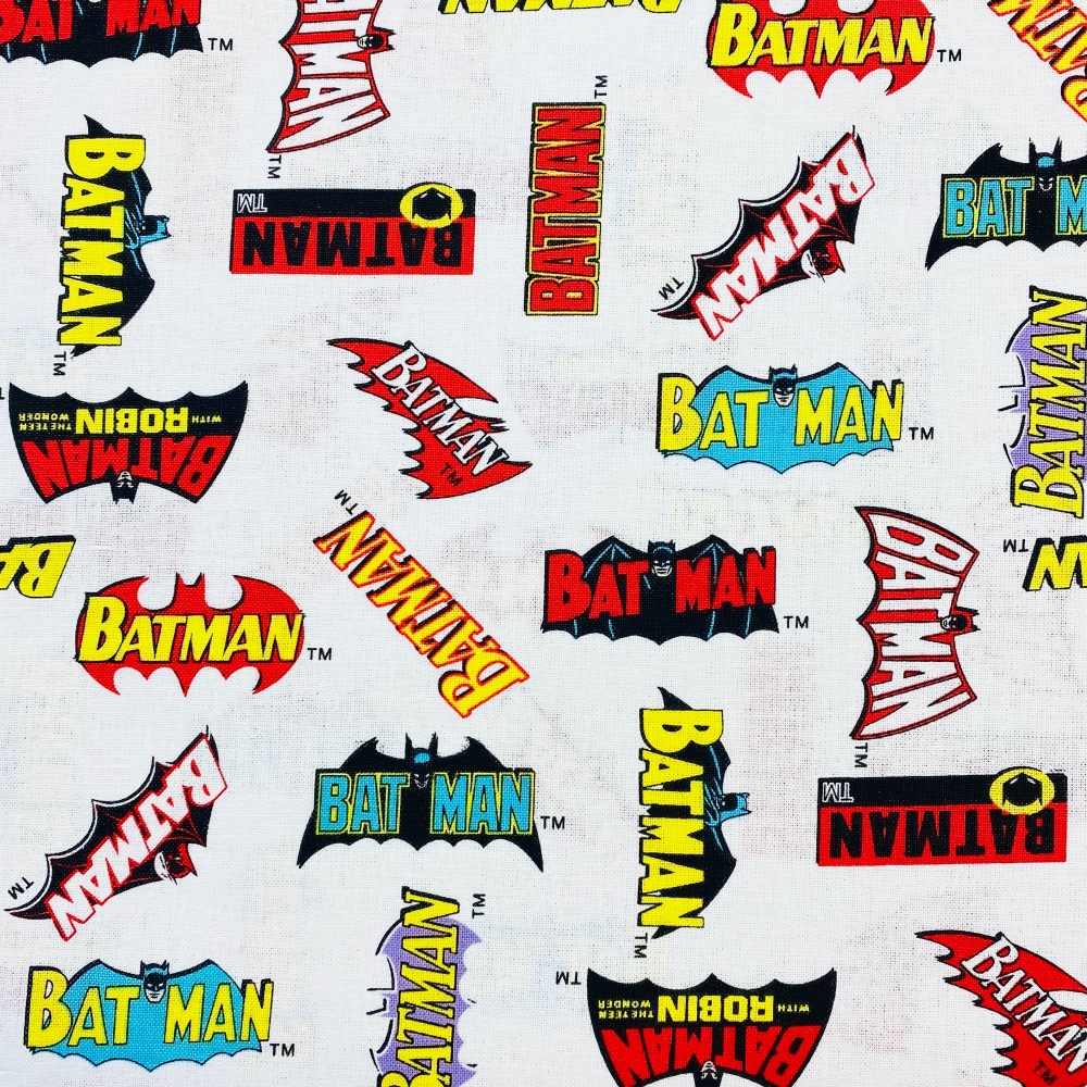 Batman Vintage Logo - Price Per 1/2 Metre