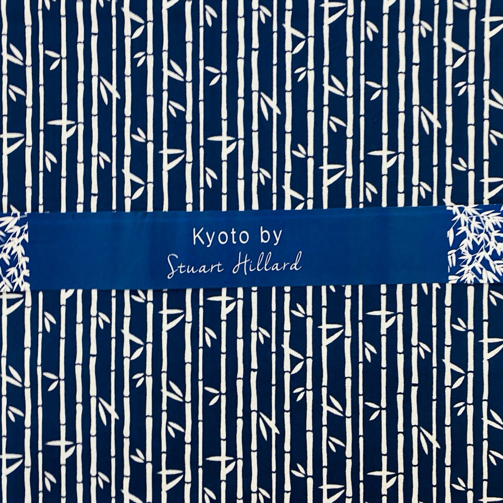 Kyoto Bamboo Navy - Sold By 1/2 Metre
