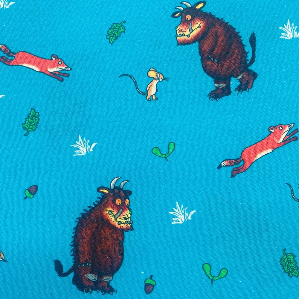 The Gruffalo Turquoise - Sold By Half Metre