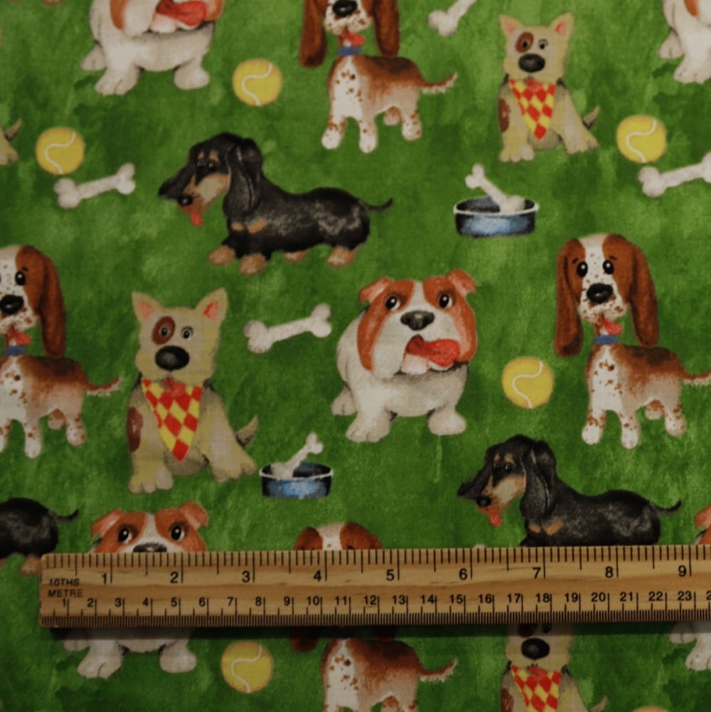 Cartoon Dogs - per half metre