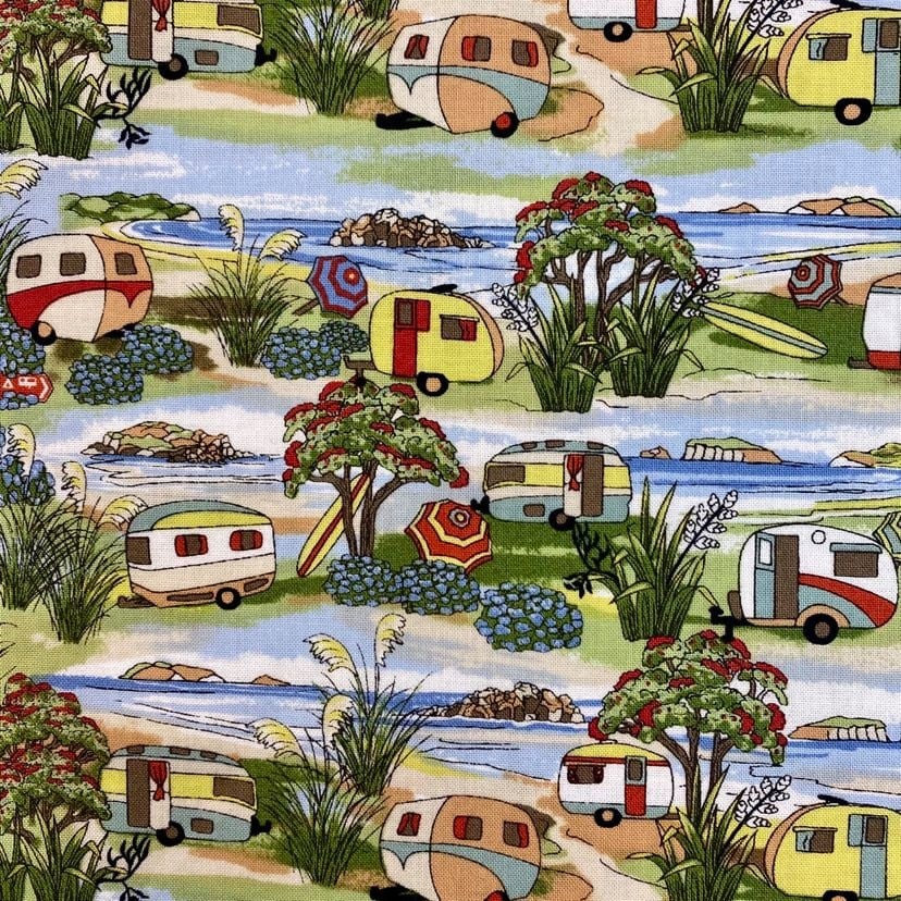 Caravan Fabric - Sold By Half Metre