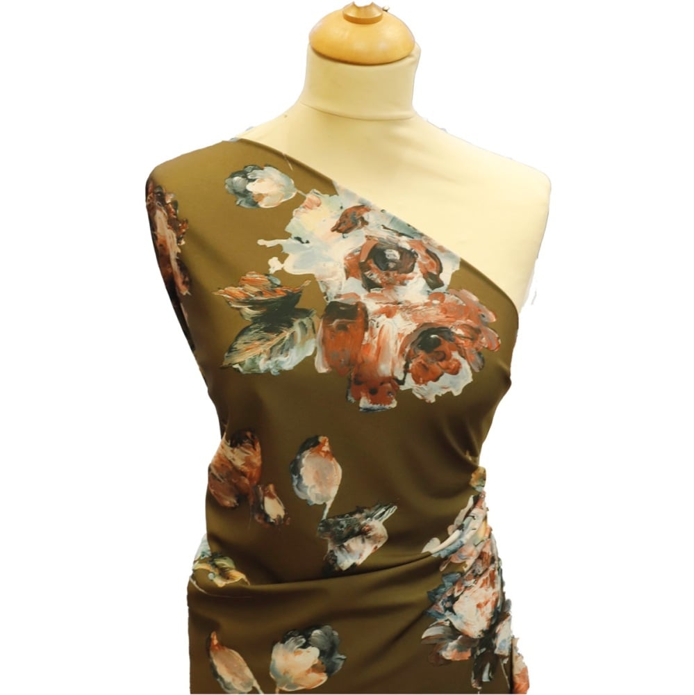 Designer Floral (Camo) - Per Half Metre