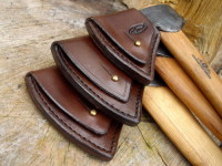 BESPOKE - Gransfors Bruks - WILDLIFE HATCHET SHEATH with Sam Browne Stud Fastening (45-4420)