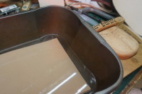 6) the fron of the pouch is ready wet moulded separaretly.